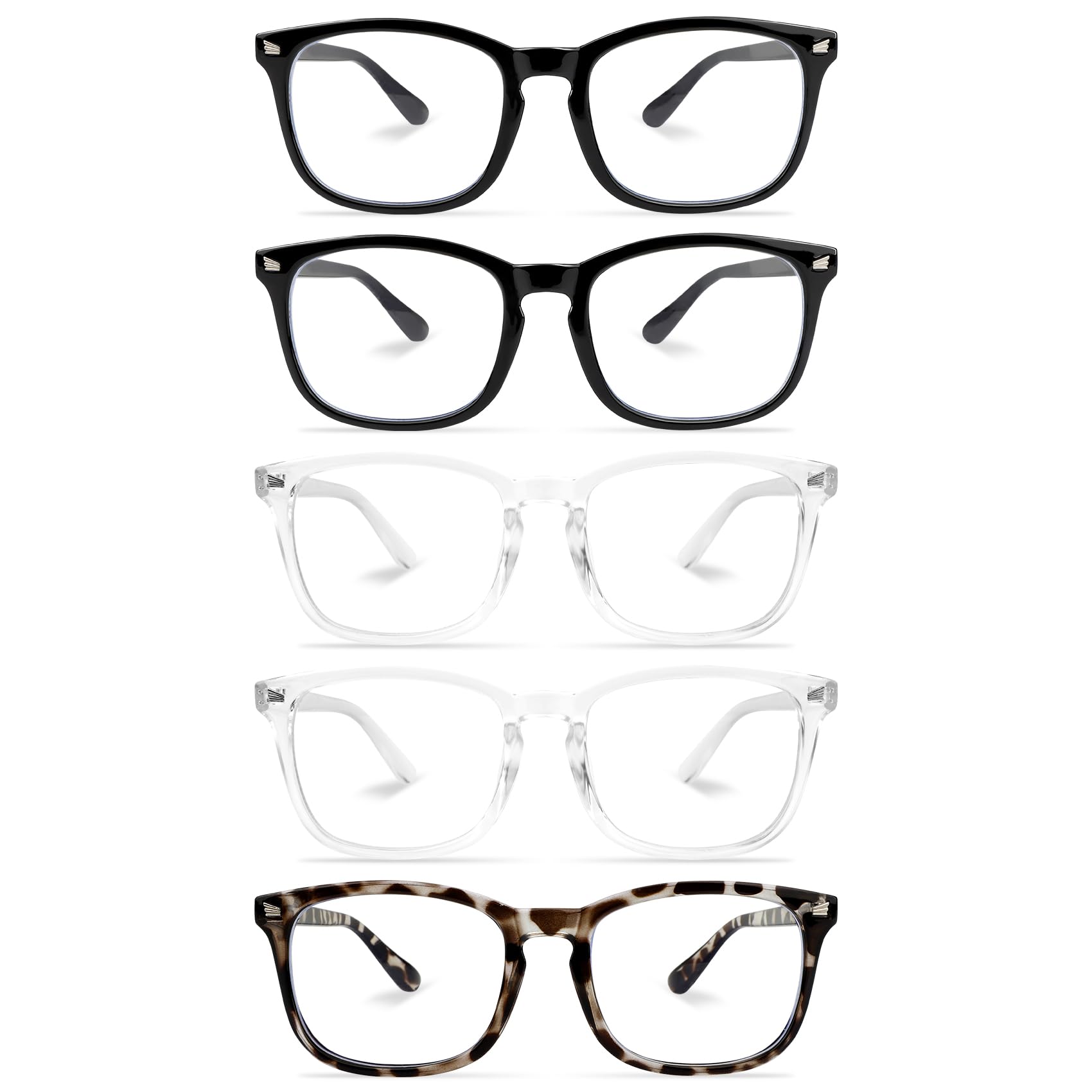 NZKNP Blue Light Glasses for Woman Men,Blue Light Blocking Glasses,Clear Glasses